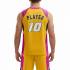 Anti Bacterial Breathable Basketball Singlet in Yellow with Plus Size Fit Manufacturers, Suppliers, Exporters in USA (United States)