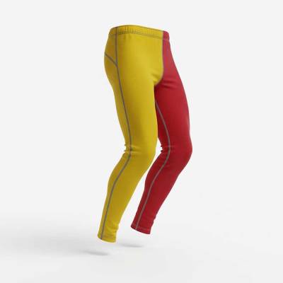 Athletic Compression Trousers Full Length Polyester Nylon Mid Weight Yellow Red Manufacturers, Suppliers, Exporters in USA (United States)
