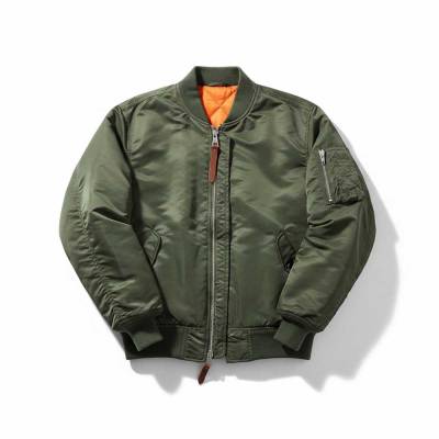 Boxy Fit Bomber Jacket in Sage Green with Tapered Waist and Cuffs Manufacturers, Suppliers, Exporters in USA (United States)