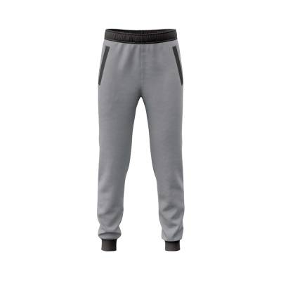 Cotton Light Grey Trousers Relaxed Fit Tapered Ribbed Ankle Cuffs Athleisure Manufacturers, Suppliers, Exporters in USA (United States)