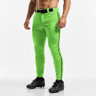 Green Solid Baseball Pants Polyester Fabric with Zipper Closure for Daily Wear Manufacturers, Suppliers, Exporters in USA (United States)