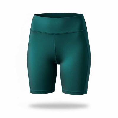 High Rise Compression Shorts Fitted Polyester Spandex Short Length Athletic Wear Manufacturers, Suppliers, Exporters in USA (United States)