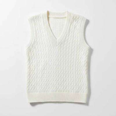 Loose Fit V Neck White Cricket Vest Adult Standard Length Cotton Fabric Manufacturers, Suppliers, Exporters in USA (United States)