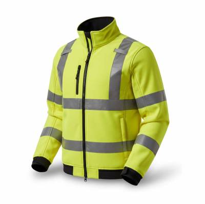 Men Fluorescent Yellow Safety Jackets with Grey Reflective Strips Manufacturers, Suppliers, Exporters in USA (United States)