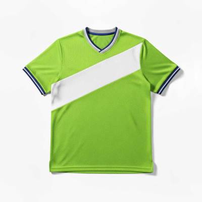Men Green Tennis Jersey with White Diagonal Stripe Design Manufacturers, Suppliers, Exporters in USA (United States)