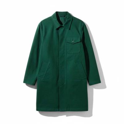 Modern Utility Style Dust Coat with Relaxed Fit and Clean Open Cuff Sleeves Manufacturers, Suppliers, Exporters in USA (United States)