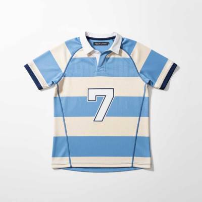 Polo Collar Rugby Shirt with Horizontal Stripes Casual and Athletic Wear Manufacturers, Suppliers, Exporters in USA (United States)
