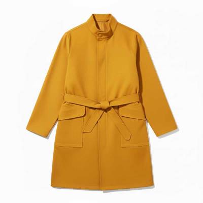 Premium Modern Minimalist Dust Coat Heavyweight Wool Blend A Line Silhouette Manufacturers, Suppliers, Exporters in USA (United States)