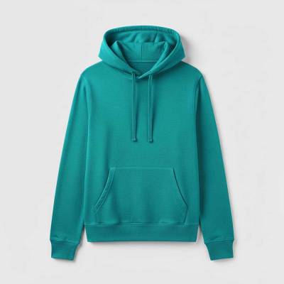Promotional Teal Green Hoodie Durable Stitching Full Sleeve Daily Wear Manufacturers, Suppliers, Exporters in USA (United States)