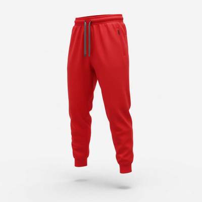 Red Promotional Trousers Elastic Waist Pull On Side Pockets for Lounging Manufacturers, Suppliers, Exporters in USA (United States)