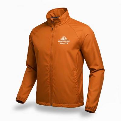 Rust Orange Promotional Polyester Jacket Lightweight Wind Resistant Manufacturers, Suppliers, Exporters in USA (United States)