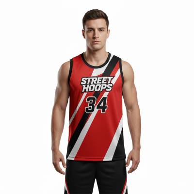Western Style Basketball Singlet in Polyester with Standard Length and Relaxed Fit Manufacturers, Suppliers, Exporters in USA (United States)