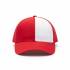 White and Red Polyester Baseball Cap with Six Panel Construction and Adjustable Manufacturers, Suppliers, Exporters in USA (United States)